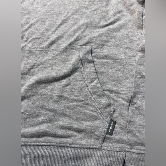 Eddie Bauer Kids Small 7/8 Gray Hooded Pullover - Picture 3 of 9
